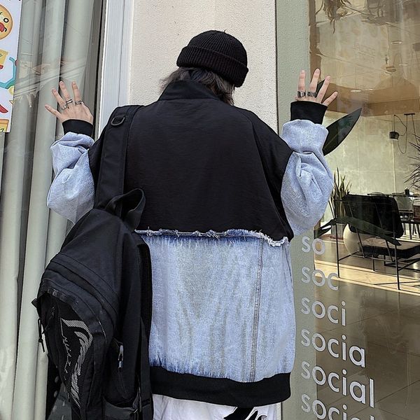 women's jackets harajuku casual woman loose bf denim jacket shredded letter printing jeans oversize hip hop spring women's s cn8z, Black;brown
women's jackets harajuku casual woman loose bf denim jacket shredded letter printing jeans oversize hip hop spring women's s cn8z, Black;brown