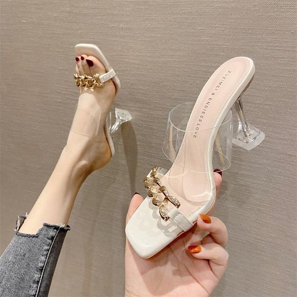 slippers shallow high-heeled shoes lady rubber strange style patent leather pu basic, Black