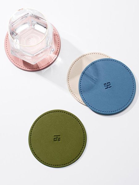 mats & pads round tableware pad placemat table mat pu leather heat insulation non-slip simple placemats disc for dining tab
mats & pads round tableware pad placemat table mat pu leather heat insulation non-slip simple placemats disc for dining tab