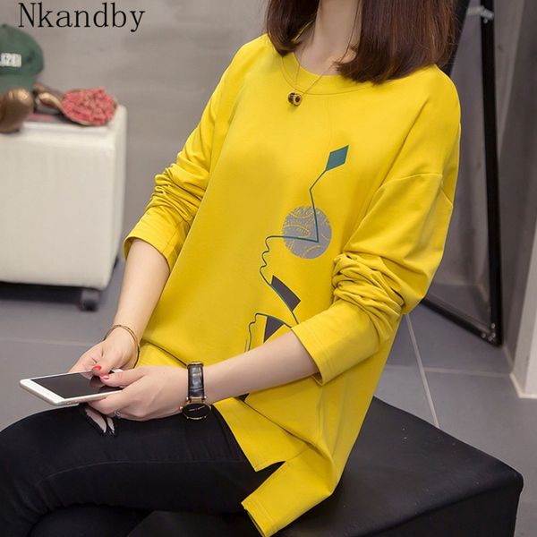 nkandby plus size women t-shirts autumn clothes loose graphic tees shirts oversized split long sleeve print korean lady tshirts 210302, White
nkandby plus size women t-shirts autumn clothes loose graphic tees shirts oversized split long sleeve print korean lady tshirts 210302, White