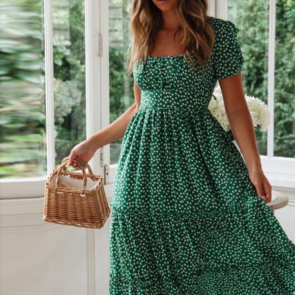 floral vintage fashion dress 2021 summer new square neck beach boho dress short sleeve maxi long dresses plus size, Black;gray
floral vintage fashion dress 2021 summer new square neck beach boho dress short sleeve maxi long dresses plus size, Black;gray