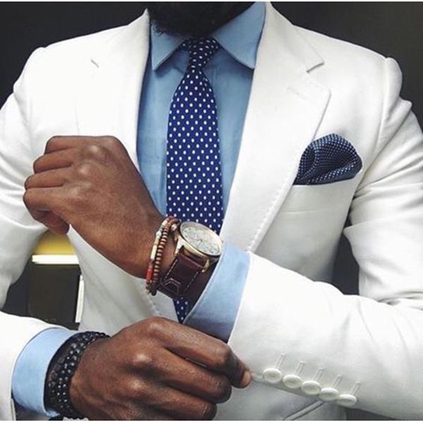 men's suits & blazers simple white male suit, slim fit tuxedo, two pieces, casual, beach, wedding, for men, bracelet with five buttons, White;black
men's suits & blazers simple white male suit, slim fit tuxedo, two pieces, casual, beach, wedding, for men, bracelet with five buttons, White;black