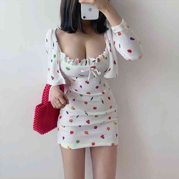 girl lovely french fruit pattern sling tank vest mini dress cardigan full sleeve knitting sweater set v992, Gray
girl lovely french fruit pattern sling tank vest mini dress cardigan full sleeve knitting sweater set v992, Gray