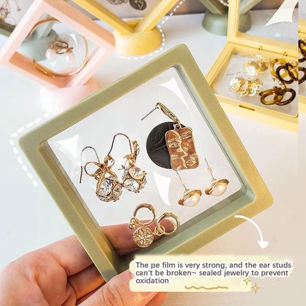 jewelry pouches, bags boxes transparent pe film anti-oxidation earrings necklace ring compact portable storage box display, Pink;blue
jewelry pouches, bags boxes transparent pe film anti-oxidation earrings necklace ring compact portable storage box display, Pink;blue