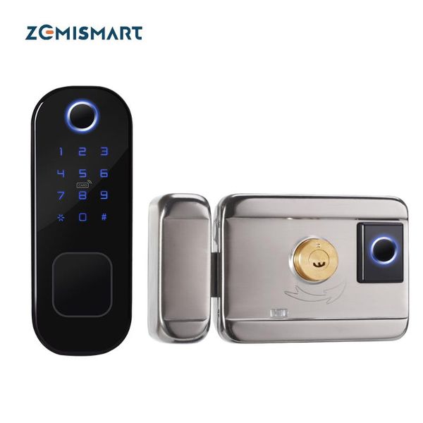 smart home control zemismart tuya wifi lock double side fingerprint security door wireless and biometric locks encryption with keys
smart home control zemismart tuya wifi lock double side fingerprint security door wireless and biometric locks encryption with keys