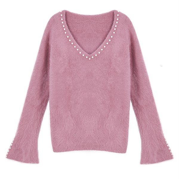 2021 new artificial mink cashmere sweater women spring autumn pearl v-neck pullover jumper pull femme hiver streetwear sweaters 6eal, Black;gray
2021 new artificial mink cashmere sweater women spring autumn pearl v-neck pullover jumper pull femme hiver streetwear sweaters 6eal, Black;gray