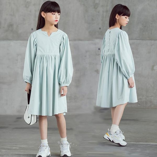 girl's dresses girls autumn spring round neck cotton formal fashion casual cute cloth solid color ball gown skirt long sleeve, Red;yellow
girl's dresses girls autumn spring round neck cotton formal fashion casual cute cloth solid color ball gown skirt long sleeve, Red;yellow