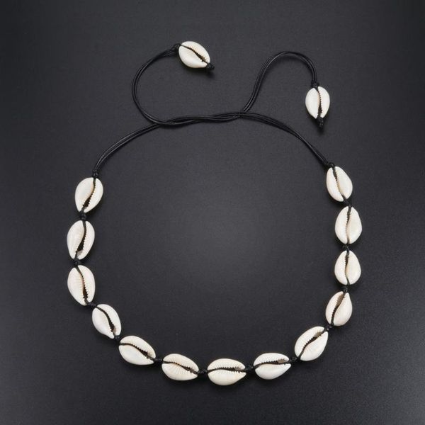 pendant necklaces summer women necklace black rope chain adjustable boho sea shells natural seashell choker for girls beach jewelry gift, Silver
pendant necklaces summer women necklace black rope chain adjustable boho sea shells natural seashell choker for girls beach jewelry gift, Silver