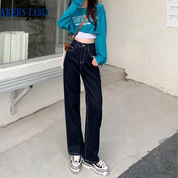 women's jeans 2021 streetwear women dark blue high-rise loose and straight baggy winter mom high waist
women's jeans 2021 streetwear women dark blue high-rise loose and straight baggy winter mom high waist