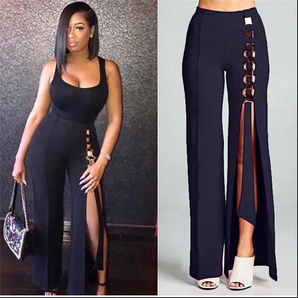 black high waist wide leg pants women party loose pleated palazzo pants button front split straight leg trouser pants for ladies, Black;white
black high waist wide leg pants women party loose pleated palazzo pants button front split straight leg trouser pants for ladies, Black;white