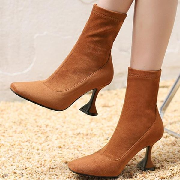boots comfort stretch square toe women winter ankle kitten heels outdoor fashion shoes pure color, Black
boots comfort stretch square toe women winter ankle kitten heels outdoor fashion shoes pure color, Black