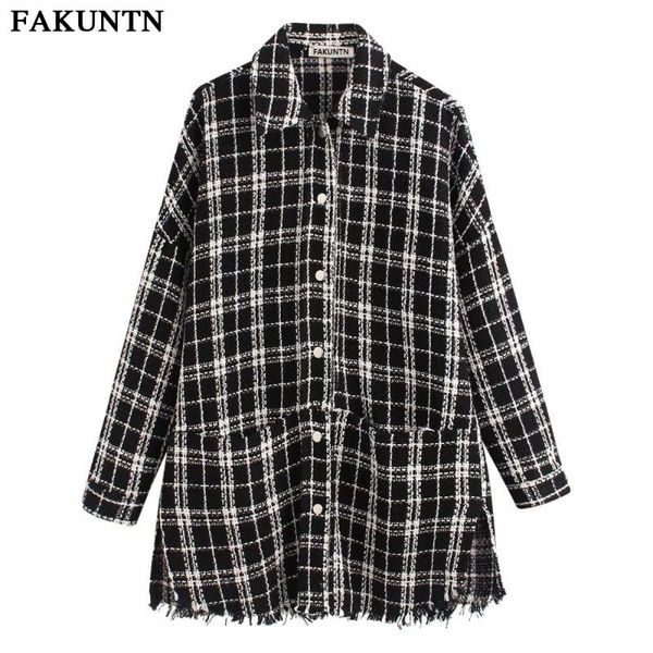 fashion plaid jacket coats women clothes autumn winter new outerwear loose casual single-breasted coats women jacket female, Black;brown
fashion plaid jacket coats women clothes autumn winter new outerwear loose casual single-breasted coats women jacket female, Black;brown