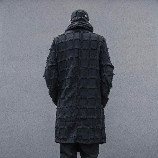 men's trench coats autumn 2021 dark long jacket windbreaker men gothic punk irregular streetwear decadent fringe function wb201, Tan;black
men's trench coats autumn 2021 dark long jacket windbreaker men gothic punk irregular streetwear decadent fringe function wb201, Tan;black