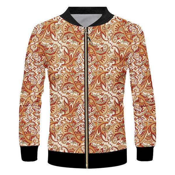 men's jackets ifpd 3d print flower leaf zipper jacket paisley pattern cool spring/autumn coat casual fashion wholesale 5xl, Black;brown
men's jackets ifpd 3d print flower leaf zipper jacket paisley pattern cool spring/autumn coat casual fashion wholesale 5xl, Black;brown