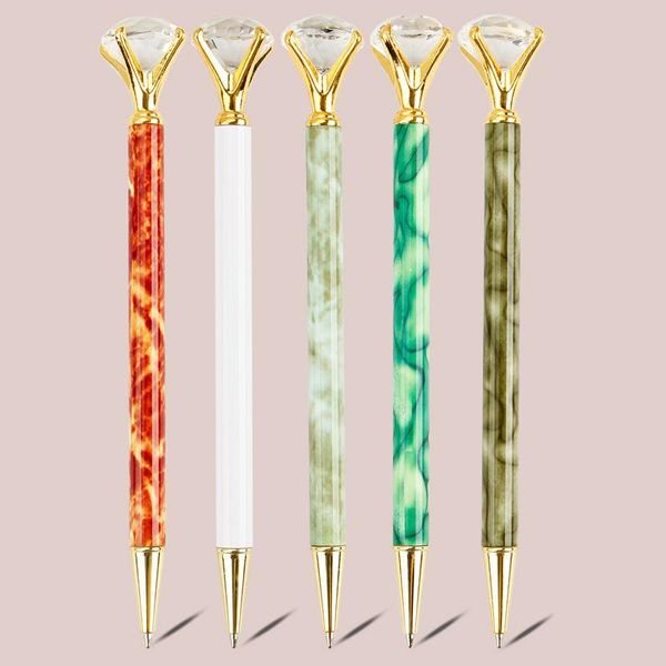 ballpoint pens luxury diamond pen rollerball 1.0mm black refill ink crystal writing tools stationery kawaii school supplies, Blue;orange
ballpoint pens luxury diamond pen rollerball 1.0mm black refill ink crystal writing tools stationery kawaii school supplies, Blue;orange