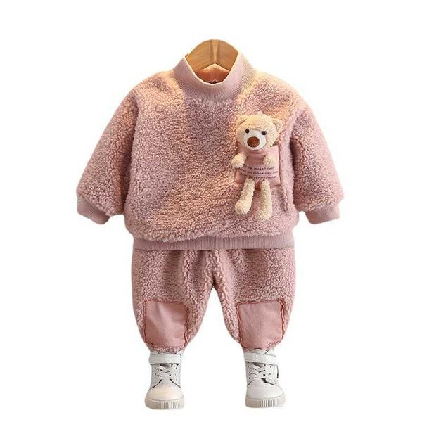 new winter baby clothes for girls children fashion thick t-shirt pants 2pcs/sets toddler casual warm boys costume kids clothing y0909, White
new winter baby clothes for girls children fashion thick t-shirt pants 2pcs/sets toddler casual warm boys costume kids clothing y0909, White