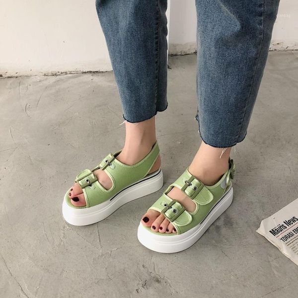 sandals canvas platform women shoes casual thick sole summer buckle open toe zapatos mujer 20211, Black
sandals canvas platform women shoes casual thick sole summer buckle open toe zapatos mujer 20211, Black