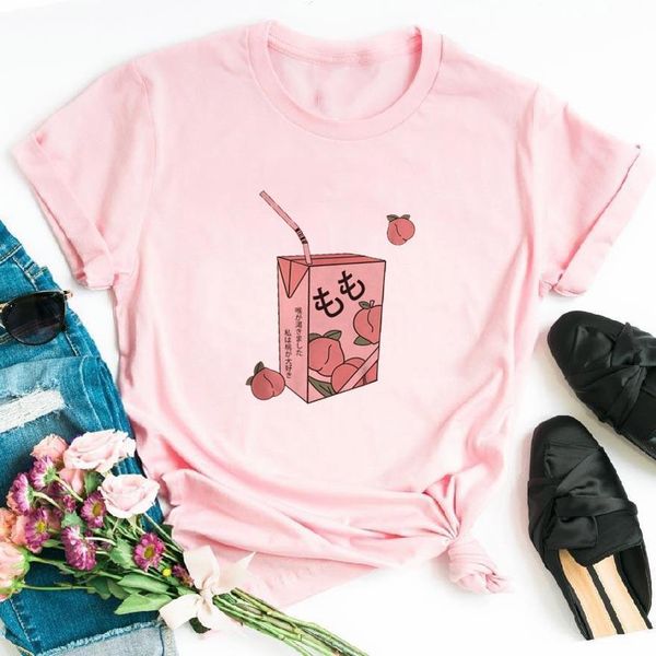 women's cartoon peach juice japanses aesthetic grunge print t-shirt 2021 summer fashion short sleeved t-shirt girl drop ship, White
women's cartoon peach juice japanses aesthetic grunge print t-shirt 2021 summer fashion short sleeved t-shirt girl drop ship, White