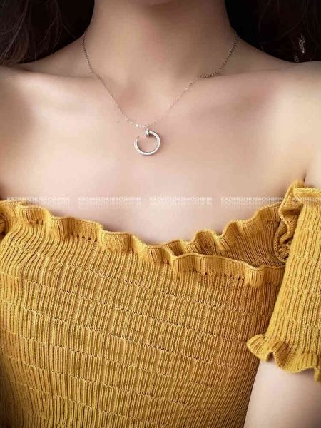 luxury design party favor 18k rose gold diamond studded nail necklace women's sterling silver clavicle chain niche sense of light perso
luxury design party favor 18k rose gold diamond studded nail necklace women's sterling silver clavicle chain niche sense of light perso
