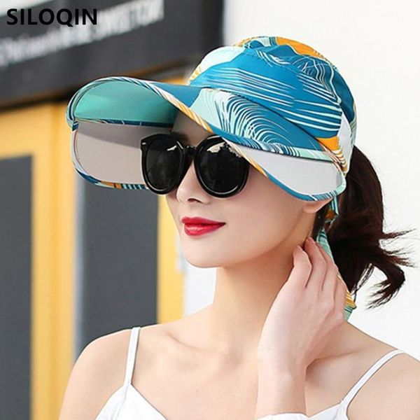wide brim hats siloqin novelty retractable sun visor empty hat summer women's ladies anti-uv sunshade beach fishing caps, Blue;gray
wide brim hats siloqin novelty retractable sun visor empty hat summer women's ladies anti-uv sunshade beach fishing caps, Blue;gray