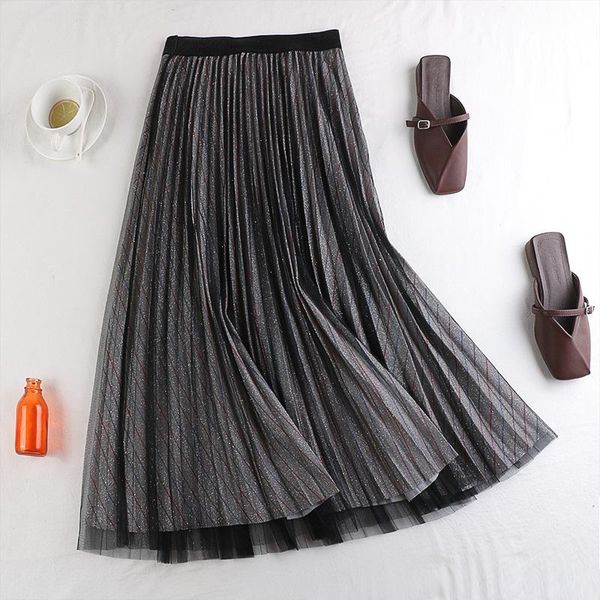 skirts 2021 autumn and winter high waist slimming mesh shiny silk women skirt star moon a-line long, Black
skirts 2021 autumn and winter high waist slimming mesh shiny silk women skirt star moon a-line long, Black