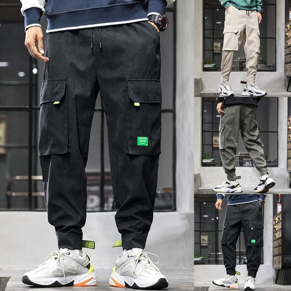 men's pants pockets cargo harem 2021 ribbons black hip hop casual male joggers trousers fashion streetwear #t1g
men's pants pockets cargo harem 2021 ribbons black hip hop casual male joggers trousers fashion streetwear #t1g