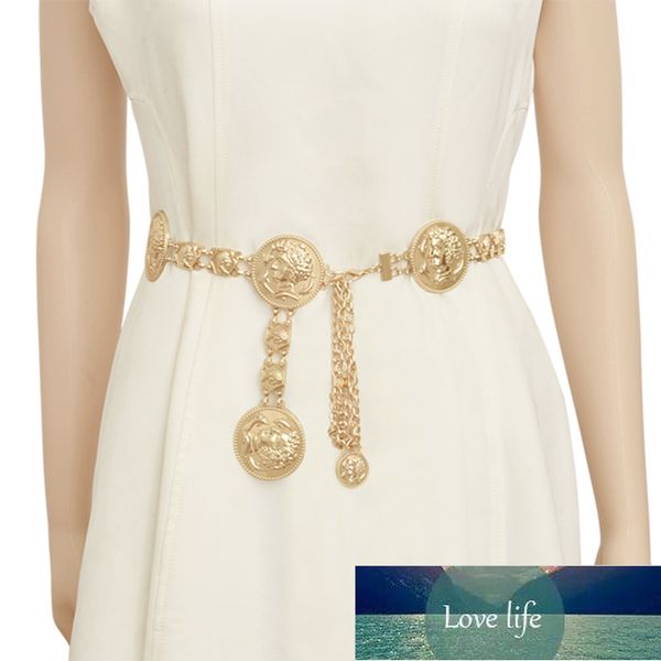 gold chain belt designer belts for women waist ketting riem silver metal big coin cinturon mujer cummerbunds factory price expert design qua, Black;brown
gold chain belt designer belts for women waist ketting riem silver metal big coin cinturon mujer cummerbunds factory price expert design qua, Black;brown