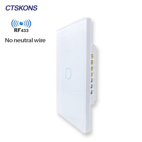 smart home control rf wireless touch light switch rf433 remote tempered glass panel no neutral wire 110v220v wall interrupter sensor
smart home control rf wireless touch light switch rf433 remote tempered glass panel no neutral wire 110v220v wall interrupter sensor