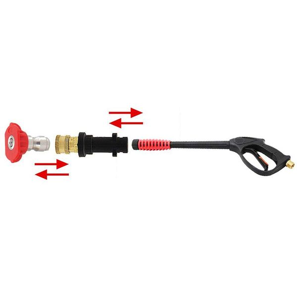 1/4'' quick connect spray nozzles cleaning connector k series pressure washer
1/4'' quick connect spray nozzles cleaning connector k series pressure washer