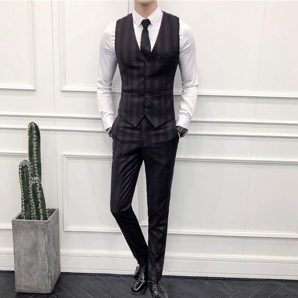 men's suits & blazers striped brand fashion male men wedding slim fit groom party business formal tuxedo compere shirt+vest+pants, White;black
men's suits & blazers striped brand fashion male men wedding slim fit groom party business formal tuxedo compere shirt+vest+pants, White;black