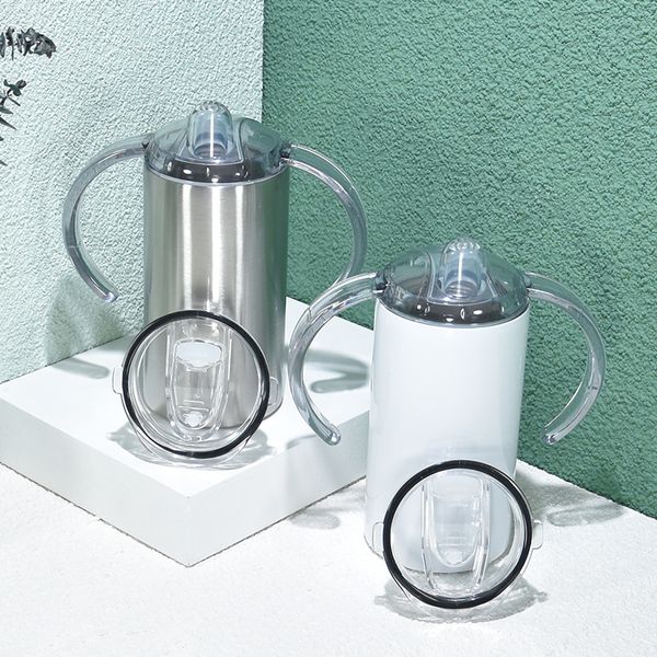NO Seam 2 in 1 Sublimation Blan Kids Drinkware 12oz Straight Sippy Cups with Handle Lids Stainless Steel Double Wall Insulated Vacuum Baby Bottles DIY Custom
NO Seam 2 in 1 Sublimation Blan Kids Drinkware 12oz Straight Sippy Cups with Handle Lids Stainless Steel Double Wall Insulated Vacuum Baby Bottles DIY Custom