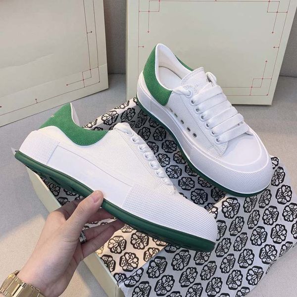 women designer shoes sneakers shoe brands loafers lace up deck canvas sneaker thick broad rubber sole green with box, Black
women designer shoes sneakers shoe brands loafers lace up deck canvas sneaker thick broad rubber sole green with box, Black