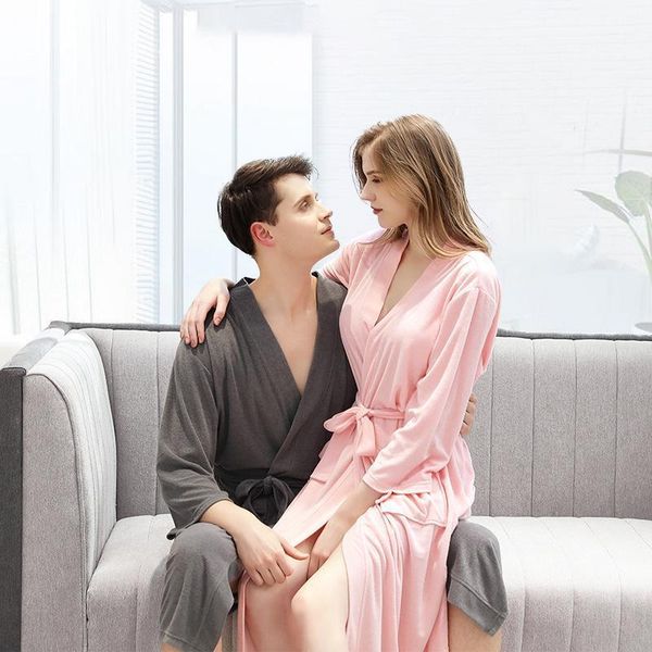 men's sleepwear spring and summer thin el bathrobe towel material couple nightgown absorbent beach robe home clothes womens pajamas, Black;brown
men's sleepwear spring and summer thin el bathrobe towel material couple nightgown absorbent beach robe home clothes womens pajamas, Black;brown