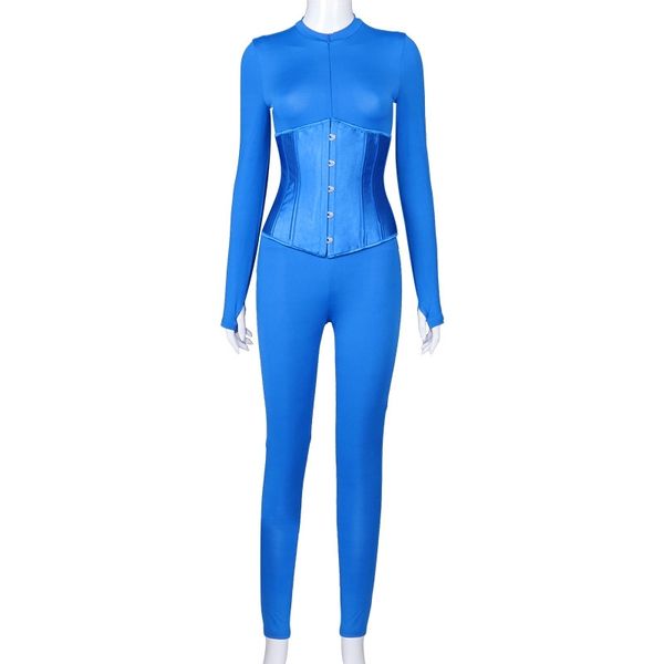 women jumpsuit corset 2 pieces set solid color bodycon long romper women jumpsuit bodysuit dropshipping, Black;white
women jumpsuit corset 2 pieces set solid color bodycon long romper women jumpsuit bodysuit dropshipping, Black;white
