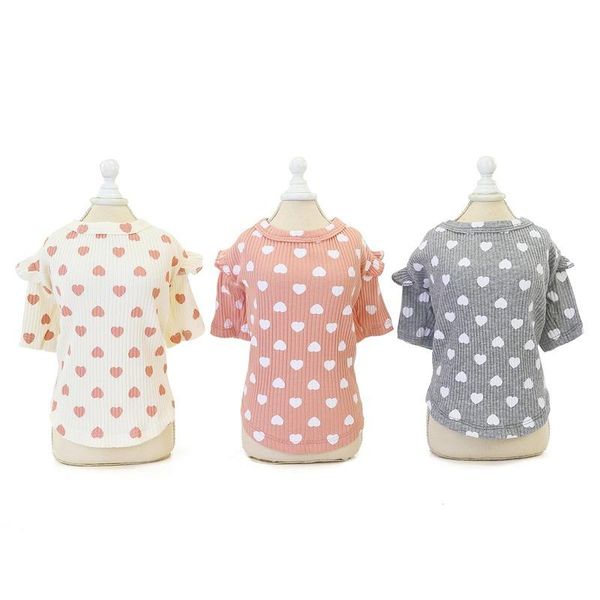 dog apparel pet clothes for small girl autumn&winter love heart print shirt t-shirts pink cat coat breathable princess romance vest
dog apparel pet clothes for small girl autumn&winter love heart print shirt t-shirts pink cat coat breathable princess romance vest