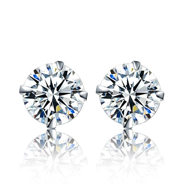 japanese and korean version s925 silver four claw simulation drill earrings simple wind zircon accessories female silver earrings, Golden;silver
japanese and korean version s925 silver four claw simulation drill earrings simple wind zircon accessories female silver earrings, Golden;silver