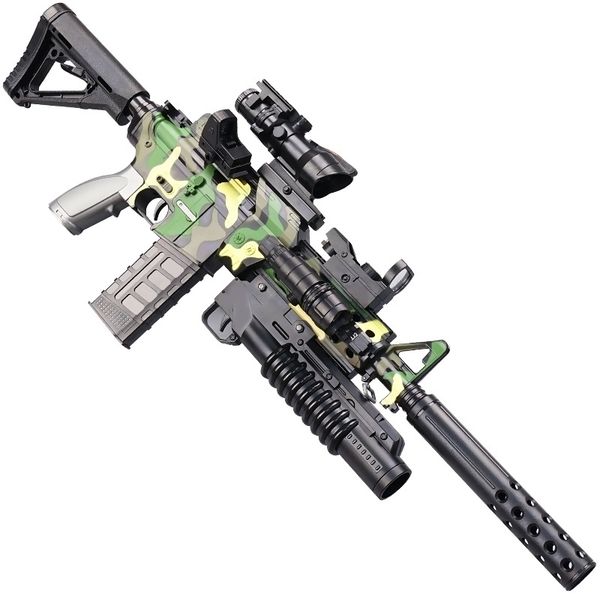 2411children's bullet eating chicken m416 electric continuous firing simulation soft egg gun boys' toy
2411children's bullet eating chicken m416 electric continuous firing simulation soft egg gun boys' toy