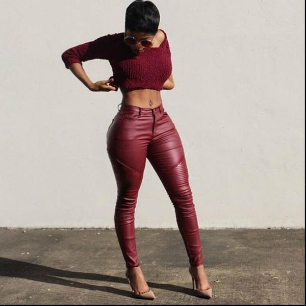us fashion women pu leather skinny pencil pants high waist ladies club wear casual stretch leggings trousers, Black;white
us fashion women pu leather skinny pencil pants high waist ladies club wear casual stretch leggings trousers, Black;white