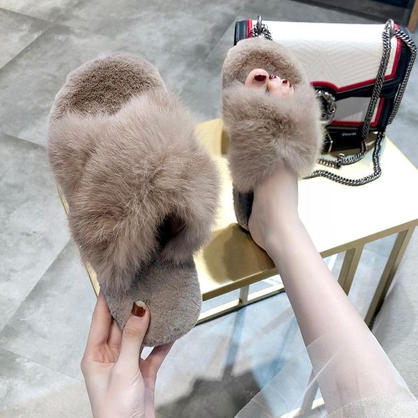 slippers real fur slipper winter women soft plush out ladies slip on shoes fashion casual warm for wooman, Black
slippers real fur slipper winter women soft plush out ladies slip on shoes fashion casual warm for wooman, Black