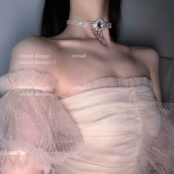 xinud immortal baroque palace style multi-layer diamond neck chain luxury zircon necklace woman, Silver
xinud immortal baroque palace style multi-layer diamond neck chain luxury zircon necklace woman, Silver