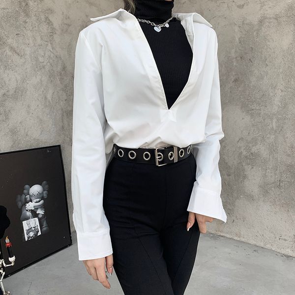 punk v neck white shirts women streetwear goth grunge long sleeve oversized shirt vintage aesthetic e girl long
punk v neck white shirts women streetwear goth grunge long sleeve oversized shirt vintage aesthetic e girl long