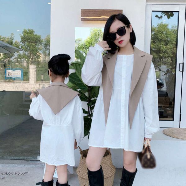 autumn and winter 2021 new parent-child women's drs girls loose casual shawl shirt skirt suit 2-piece set, Blue
autumn and winter 2021 new parent-child women's drs girls loose casual shawl shirt skirt suit 2-piece set, Blue