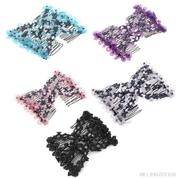 hair clips & barrettes double fashion comb magic beads elasticity clip stretchy combs d24 drop, Golden;silver
hair clips & barrettes double fashion comb magic beads elasticity clip stretchy combs d24 drop, Golden;silver
