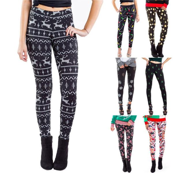 women's leggings trousers wholesale 2021 autumn/winter christmas dress printing slim-fitting for foreign trade, Black
women's leggings trousers wholesale 2021 autumn/winter christmas dress printing slim-fitting for foreign trade, Black