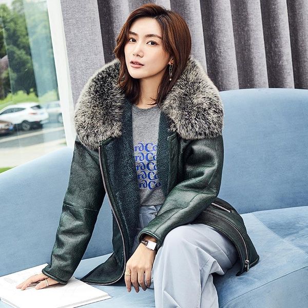 women's fur & faux winter female natural real coat hooded jacket women clothes 2021 korean double faced vintage coats hiver 13, Black
women's fur & faux winter female natural real coat hooded jacket women clothes 2021 korean double faced vintage coats hiver 13, Black