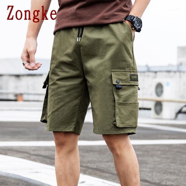 men's shorts zongke solid casual summer cargo men clothing streetwear short long m-3xl 2021 arrivals, White;black
men's shorts zongke solid casual summer cargo men clothing streetwear short long m-3xl 2021 arrivals, White;black
