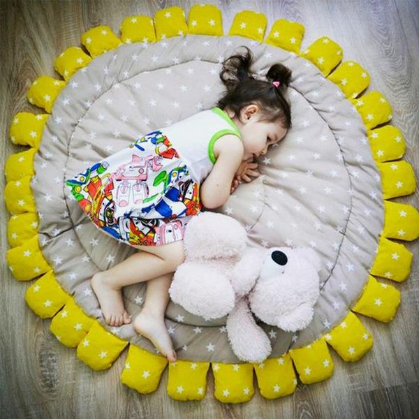carpets 90cm sunflower play mat born baby rug cotton kids carpet playmat room decor round games activity mats toys for children
carpets 90cm sunflower play mat born baby rug cotton kids carpet playmat room decor round games activity mats toys for children