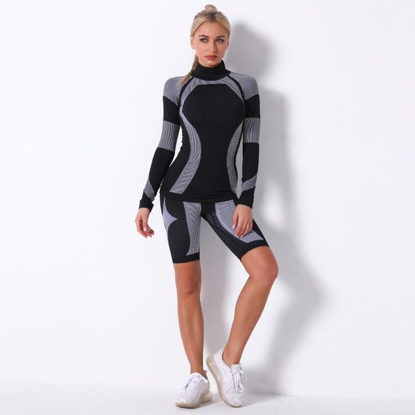 yoga outfit women vital seamless set gym clothing fitness leggings+cropped shirts sport suit long sleeve tracksuit active wear
yoga outfit women vital seamless set gym clothing fitness leggings+cropped shirts sport suit long sleeve tracksuit active wear