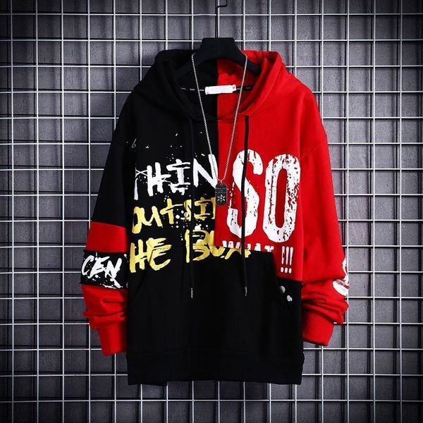 new 2021 homens hip hop s streetwear preto retalhos masculino harajuku pulver moletom com capuz coreano moda oversized hoodie b3c6, Black
new 2021 homens hip hop s streetwear preto retalhos masculino harajuku pulver moletom com capuz coreano moda oversized hoodie b3c6, Black