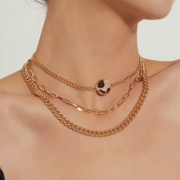 chokers fashion multilayer leopard necklace for women punk charm choker vintage gold chain collar pendant boho jewelry, Golden;silver
chokers fashion multilayer leopard necklace for women punk charm choker vintage gold chain collar pendant boho jewelry, Golden;silver